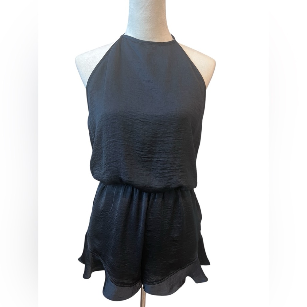 Wishlist Navy Blue Halter Romper Size Medium